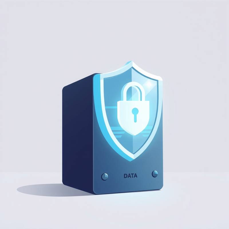 Illustration de la protection des données